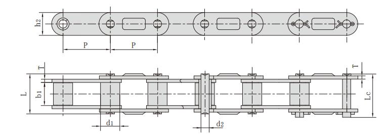 C<font color='red'>A557</font>D_CA型鋼制農(nóng)機鏈